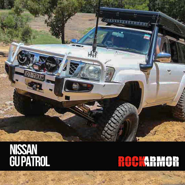 Rockarmor Premium Bull Bar Nissan GU Patrol Series, 4+ 2004 2016