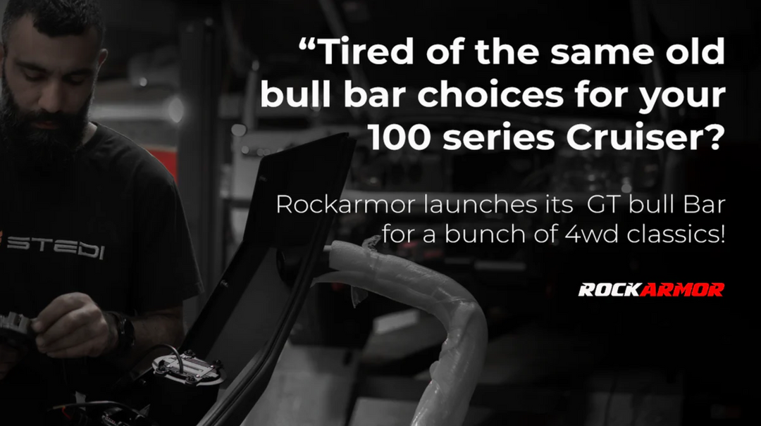 Rockarmor Launch a modern 100 Series Bullbar