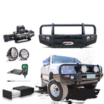 100 Series Touring Pack Suits: 100 Series IFS Landcruiser - Prem Bullbar, Winch, Lights, uhf