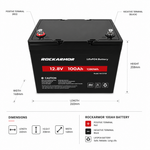 100AH Lithium Battery - Rockarmor 4x4