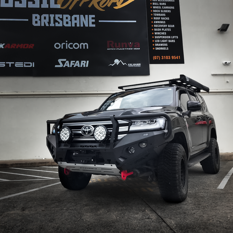 300 Series Landcruiser Protek Pack | GT Bar | Runva Winch | Stedi Lights
