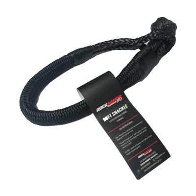14T Soft Shackle Black Braid