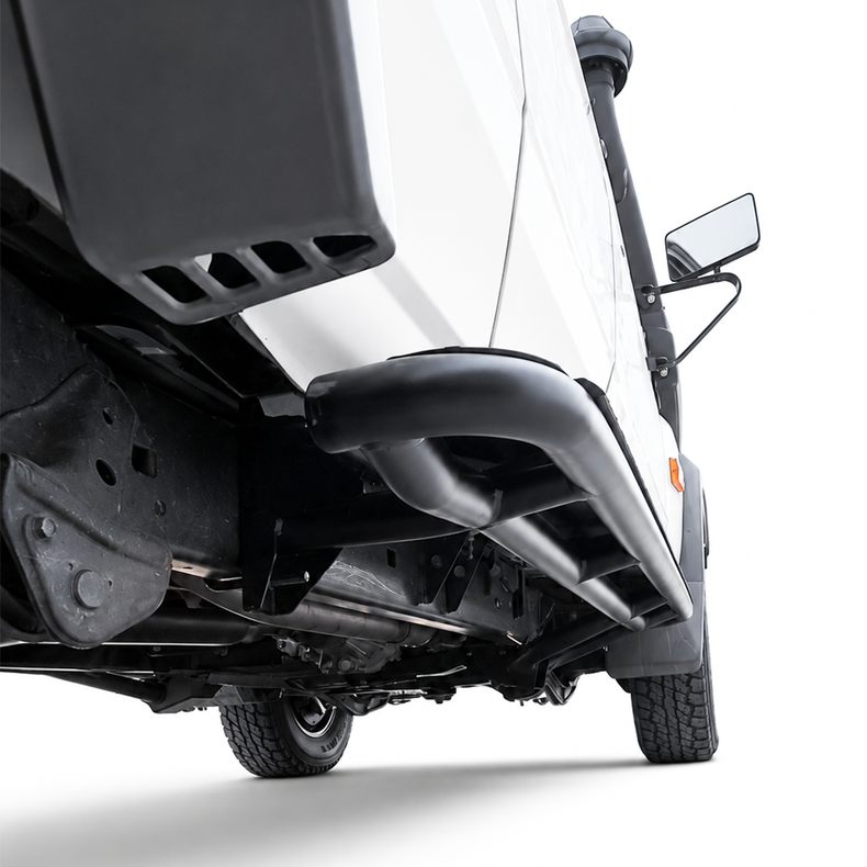79 Series Rock Sliders Side Steps - Suits: Dual Cab 09/2012 - Current