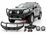 Prado 150 Frontal Pack - GT Bull Bar, Winch, LED Lights, Suits: 1/2009 - 10/2013