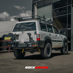 Dual Spare Wheel Carrier - Rear Bar Suits Nissan GU Patrol GU Series 1-3 97-04