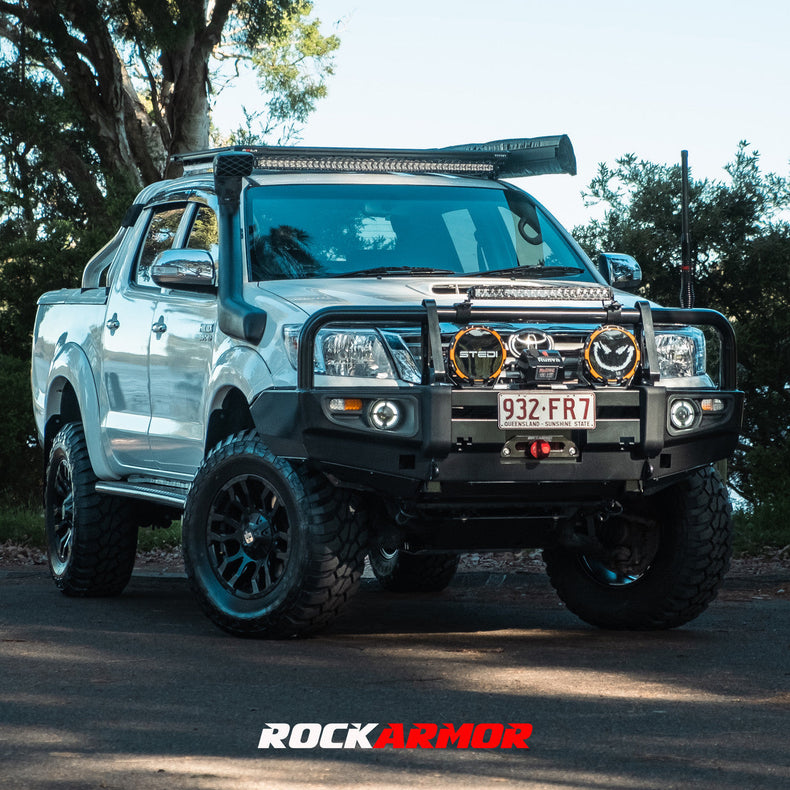 N70 Hilux Touring Pack Suits: 08/2011 - 08/2015 - Prem Bullbar, Winch, Lights, uhf