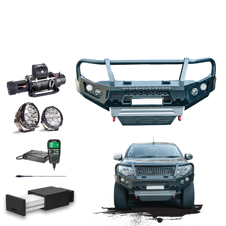 MQ Triton GT Touring Pack - Bullbar, Winch, Lights, uhf