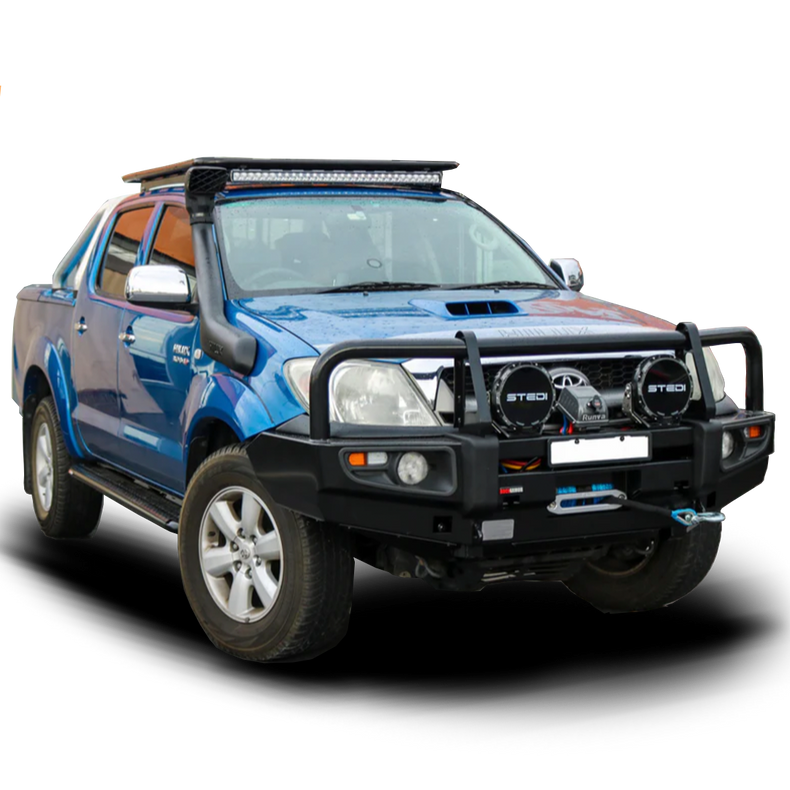 N70 Hilux Touring Pack Suits: 2005-07/2011 - Prem Bullbar, Winch, Lights, uhf