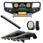 N70 Hilux Mod Package Suits: 04/2005 - 07/2011 | Bullbar, Rocksliders, Stainless Snorkels LED Spotties
