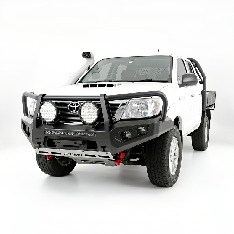 N70 Hilux Mod Package Suits: 08/2011 - 08/2015 | Bullbar, Rocksliders, Stainless Snorkel LED Spotties