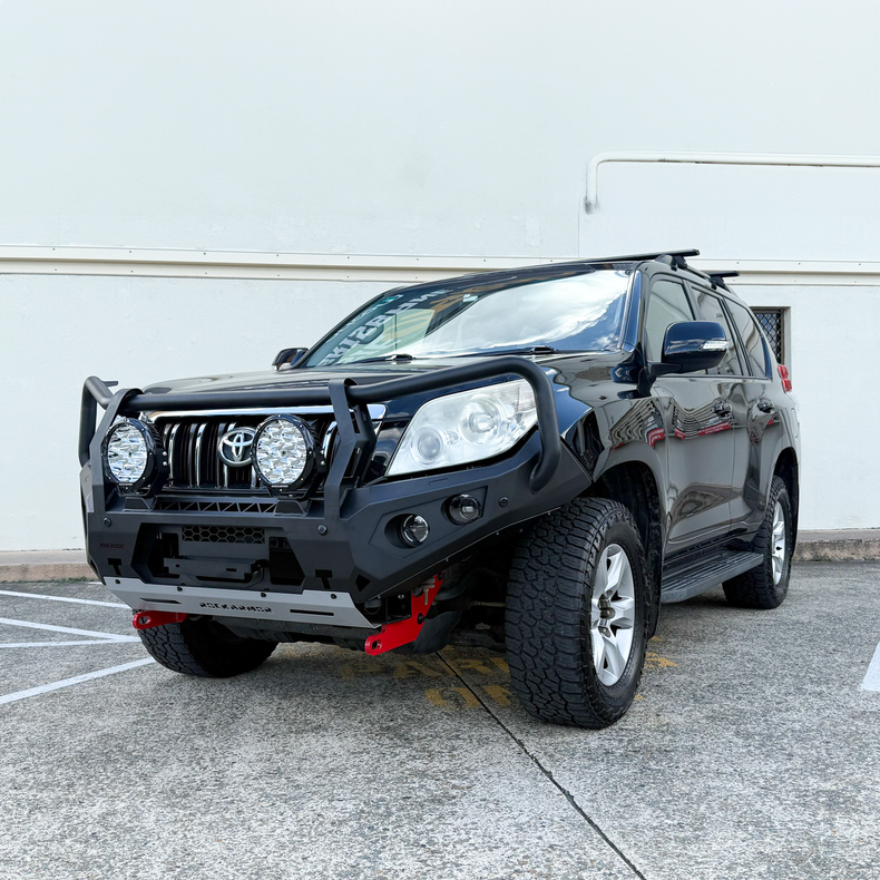 Prado 150 Frontal Pack - GT Bull Bar, Winch, LED Lights, Suits: 1/2009 - 10/2013
