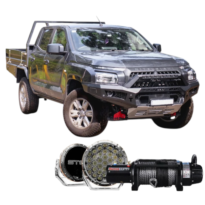 MV Triton Protek Pack | GT Bumper, Runva Winch, Stedi Lights