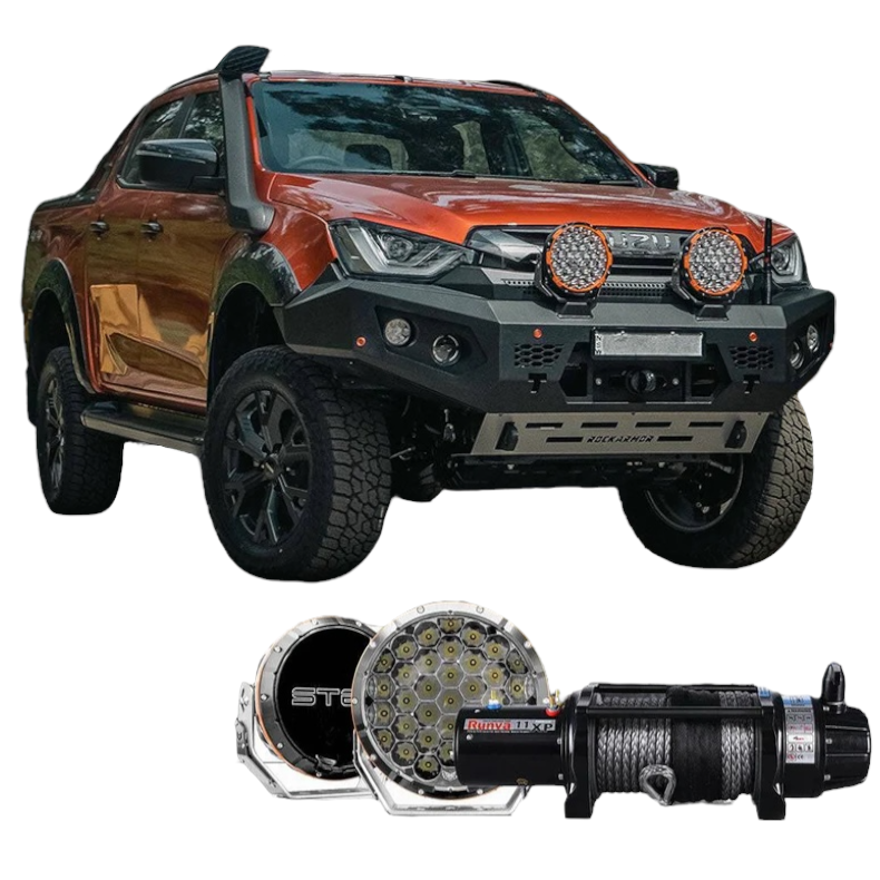 Isuzu Dmax Protek Pack | GT Bumper Runva Winch Stedi Lights Suits 08/2020 - 04/2024