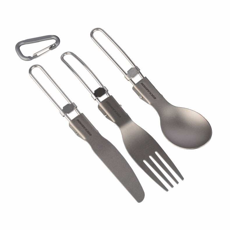 Rockarmor Titanium Camping Cutlery Set