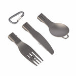 Rockarmor Titanium Camping Cutlery Set