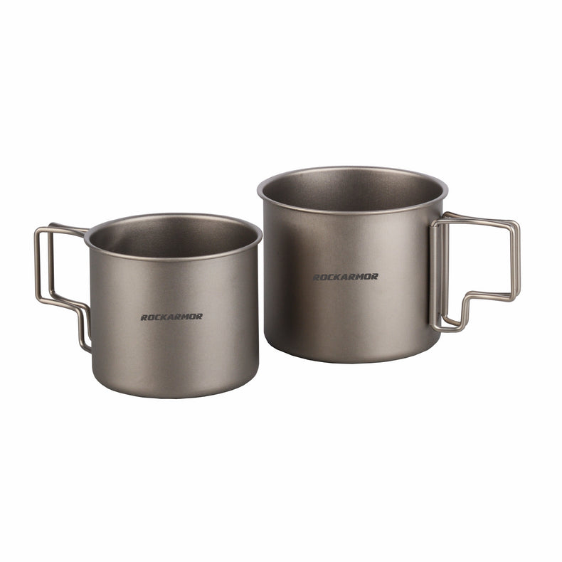 Rockarmor Titanium Mug Set