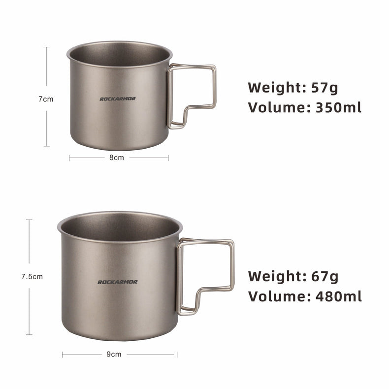 Rockarmor Titanium Mug Set