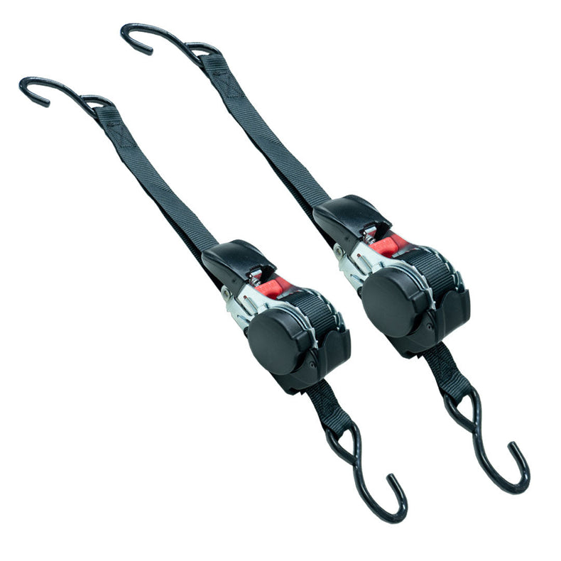 Retractable Ratchet Strap | Pair | 3.6m | 500kg | 25mm
