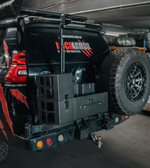 Dual Jerry Can & Gas Bottle Holder - Suits Rear Bar