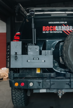 Dual Jerry Can & Gas Bottle Holder - Suits Rear Bar