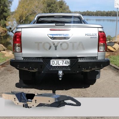 Rear Step Tow Bar Suits N80 Hilux 2015+ 3.5T