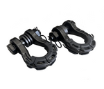 8T Steel Shackle set - Black