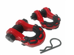 8T Steel shackle set - Red