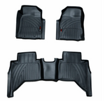 BT50 FLOOR MATTS - 3D MOULDED SUITS MAZDA BT50 2012 - 2020