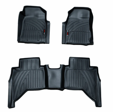 BT50 FLOOR MATTS - 3D MOULDED SUITS MAZDA BT50 2012 - 2020