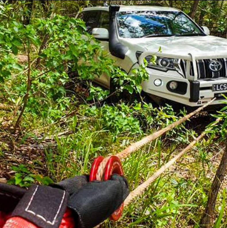 Recovery Pulley Ring Black 100MM