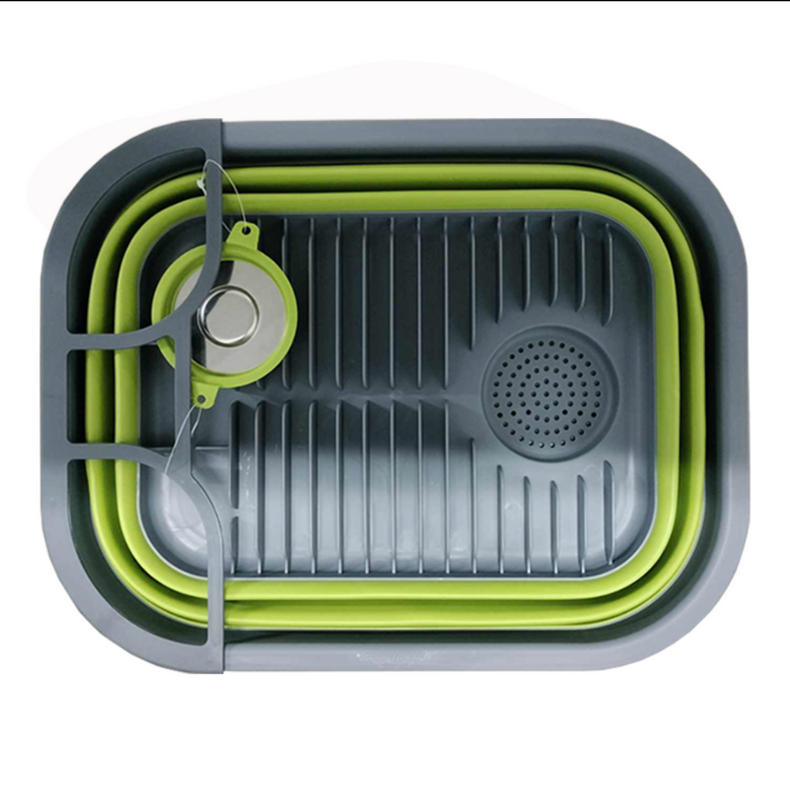 Collapsible Sink / Drying Rack - Green