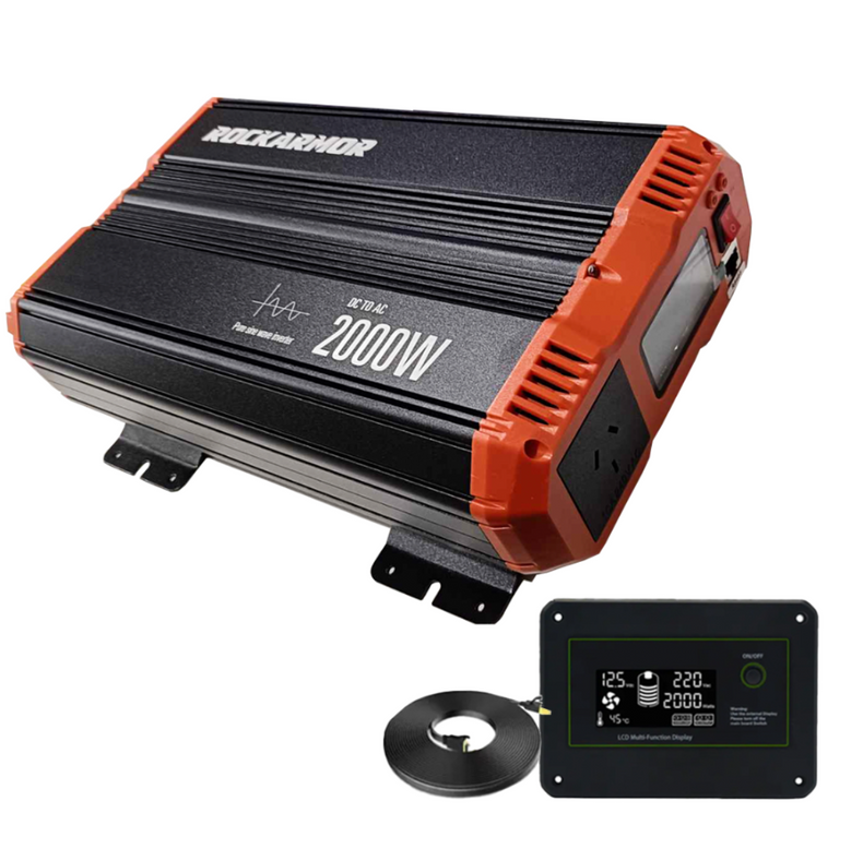 2000W PURE SINE WAVE INVERTER - ROCKARMOR