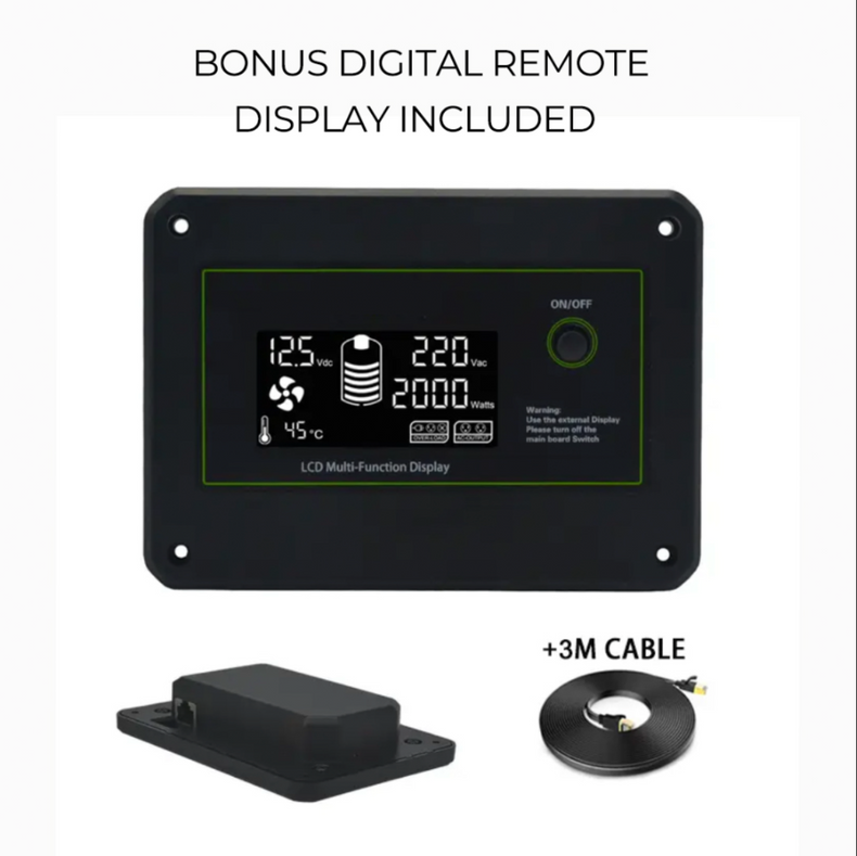 2000W PURE SINE WAVE INVERTER - ROCKARMOR