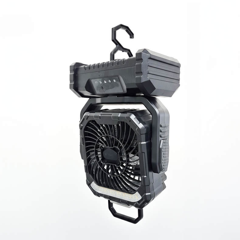 Misting Fan Camping Fan  | 20,000 mAh | Remote Control | 5 Speed Fan | 90° Rotating | Built-In LED Lantern