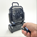Misting Fan Camping Fan  | 20,000 mAh | Remote Control | 5 Speed Fan | 90° Rotating | Built-In LED Lantern