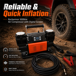 12V Air Compressor – 300L/min 150PSI with Digital Screen