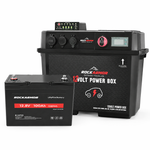 12v Battery Box With DCDC Charger & 100ah Lithium Battery