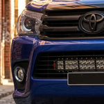 N80 Hilux behind the grille light bar bracket