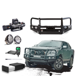 BT50 Touring Pack Suits: BT50 10/2011 - 07/2020 - Elite Bullbar, Winch, Lights, uhf