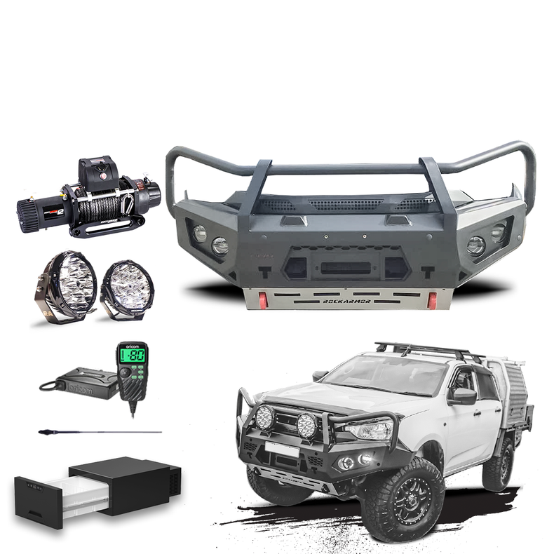 Isuzu DMAX GT Touring Pack Suits 08/2020 - 04/2024 - Bullbar, Winch, Lights, uhf