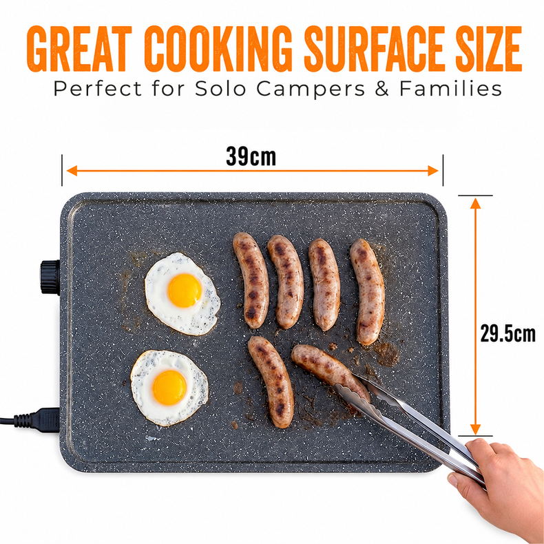 Rockarmor Portable Electric BBQ - 2 x Power Functions 400w & 800w