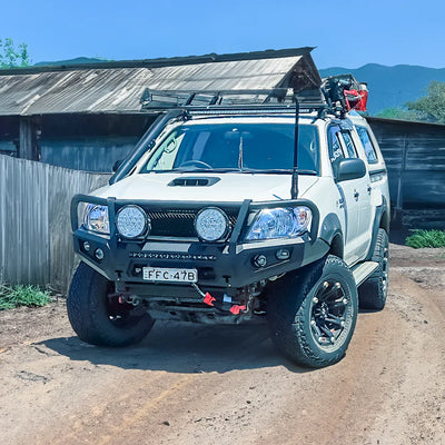 GT Hoopless Bull Bar to Suit toyota Hilux N70 2005-2012
