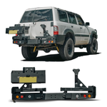 Dual Spare Wheel Carrier - Rear Bar Suits Nissan GU Patrol GU Series 1-3 97-04