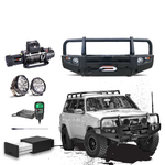 GU Patrol Touring Pack Suits: Series 4+ GU Patrol - Prem Bullbar, Winch, Lights, uhf
