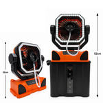Portable Camping Fan with Water Misting Spray - 20,000mAh Battery - 6Litre Water Tank - Built in Lantern
