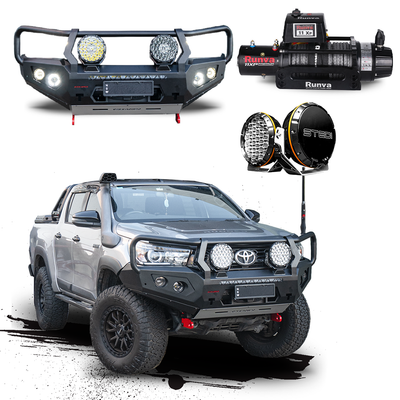 N80 Hilux Protek Pack | GT Bull Bar, Runva Winch, Stedi Lights | Suits 09/2015 -07/2020