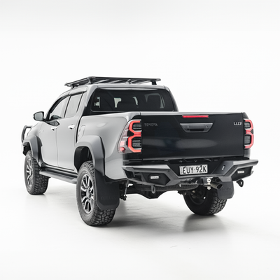 HILUX REAR STEP TOW BAR SUITS N80 HILUX WITH RATED RECOVERY POINTS