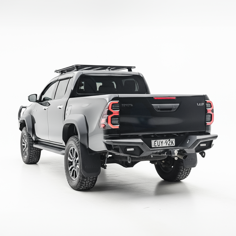HILUX REAR STEP TOW BAR SUITS N80 HILUX WITH RATED RECOVERY POINTS