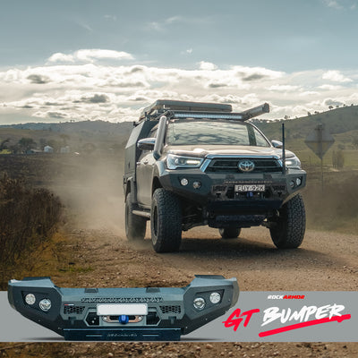 GT Bumper Hoopless Bull Bar Suits Toyota Hilux 08/2020+
