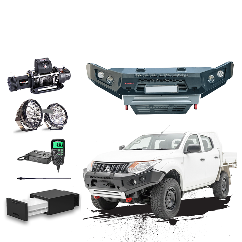 MQ Triton Touring Pack Suits: MQ Triton Bullbar, Winch, Lights, uhf
